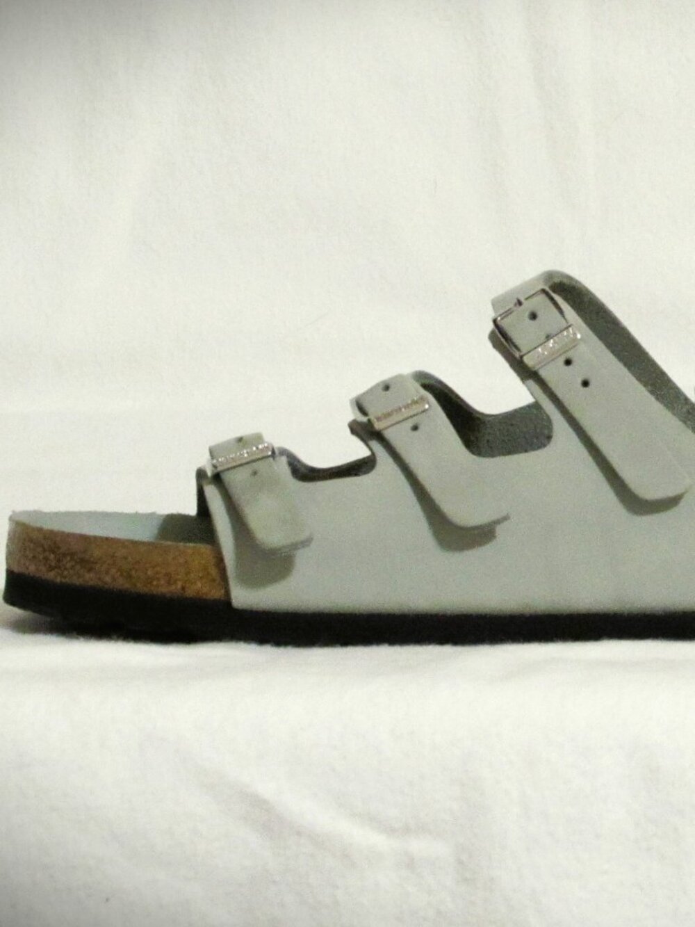 NEW Womens Ladies BIRKENSTOCK Seafoam Green Leather Sandal Shoes 8 M Orig $164 - Picture 7 of 12